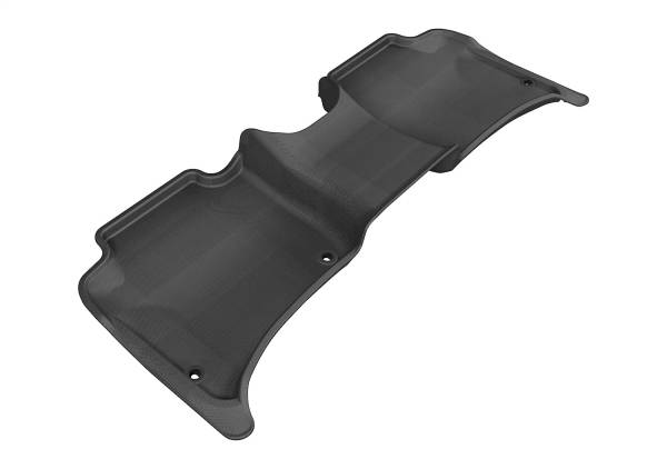 3D MAXpider - 3D MAXpider KAGU Floor Mat (BLACK) compatible with PORSCHE/VOLKSWAGEN CAYENNE/VOLKSWAGEN TOUAREG 2011-2018 - Second Row