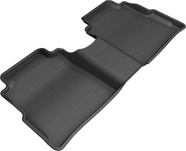 3D MAXpider - 3D MAXpider KAGU Floor Mat (BLACK) compatible with NISSAN KICKS 2018-2024 - Second Row