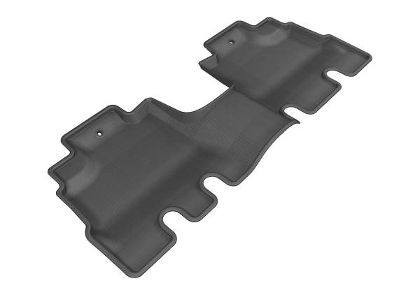 3D MAXpider - 3D MAXpider KAGU Floor Mat (BLACK) compatible with JEEP WRANGLER JK UNLIMITED 2014-2018 - Second Row