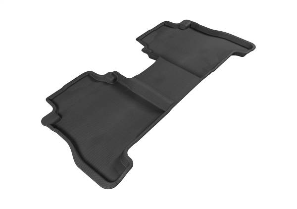 3D MAXpider - 3D MAXpider KAGU Floor Mat (BLACK) compatible with HYUNDAI SANTA FE 2007-2012 - Second Row
