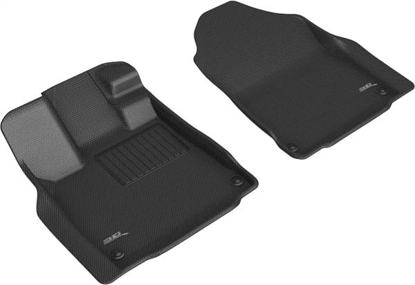 3D MAXpider - 3D MAXpider KAGU Floor Mat (BLACK) compatible with ACURA MDX 2022-2024 - Front Row