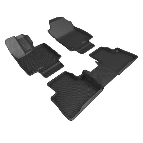 3D MAXpider - 3D MAXpider KAGU Floor Mat (BLACK) compatible with LEXUS NX 2022-2024 - Full Set