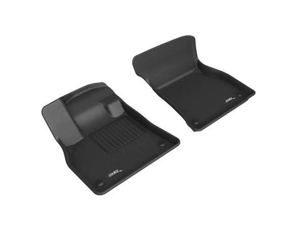 3D MAXpider - 3D MAXpider KAGU Floor Mat (BLACK) compatible with AUDI E-TRON/S/E-TRON SPORTBACK/S 2019-2023 - Front Row