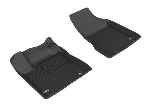 3D MAXpider - 3D MAXpider KAGU Floor Mat (BLACK) compatible with NISSAN MURANO 2015-2024 - Front Row