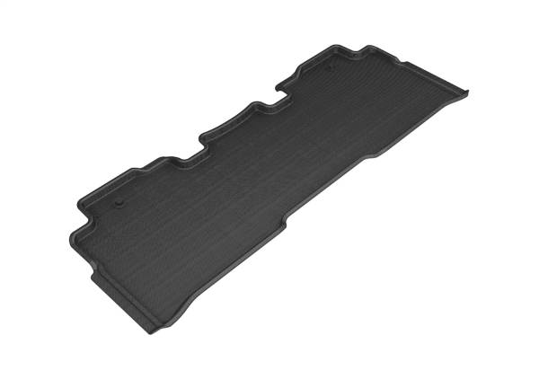 3D MAXpider - 3D MAXpider KAGU Floor Mat (BLACK) compatible with HONDA ODYSSEY 2018-2024 - Second Row