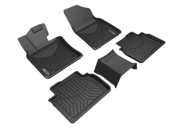 3D MAXpider - 3D MAXpider MAXTRAC Floor Mat (BLACK) compatible with TOYOTA CAMRY 2018-2023 - Full Set