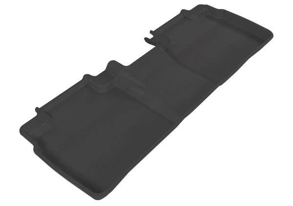 3D MAXpider - 3D MAXpider KAGU Floor Mat (BLACK) compatible with TOYOTA CAMRY 2012-2017 - Second Row