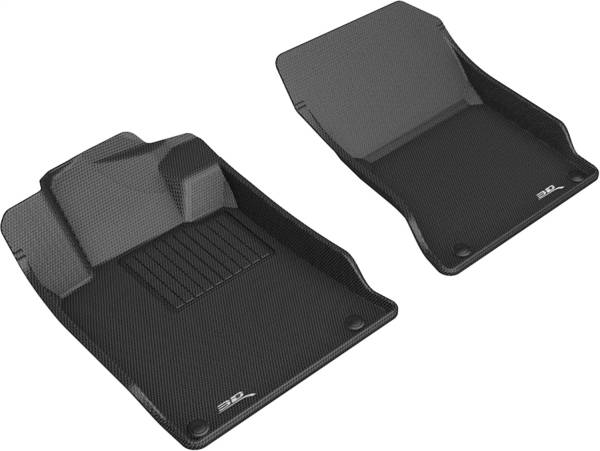 3D MAXpider - 3D MAXpider KAGU Floor Mat (BLACK) compatible with NISSAN ALTIMA 2019-2024 - Front Row