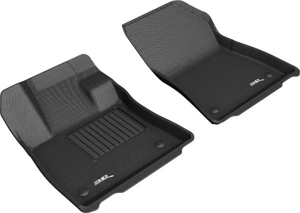 3D MAXpider - 3D MAXpider KAGU Floor Mat (BLACK) compatible with INFINITI QX50 QX55 2019-2024 - Front Row