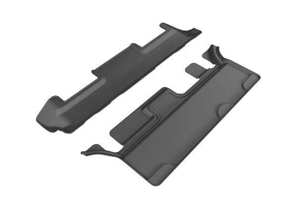 3D MAXpider - 3D MAXpider KAGU Floor Mat (BLACK) compatible with CHEVROLET/GMC TAHOE/YUKON 2015-2020 - Third Row