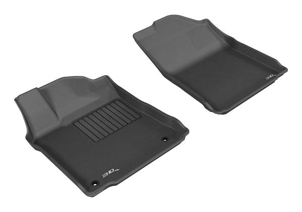 3D MAXpider - 3D MAXpider KAGU Floor Mat (BLACK) compatible with TOYOTA AVALON 2013-2018 - Front Row