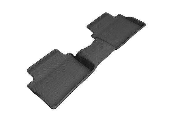 3D MAXpider - 3D MAXpider KAGU Floor Mat (BLACK) compatible with HYUNDAI VELOSTER 2019-2021 - Second Row