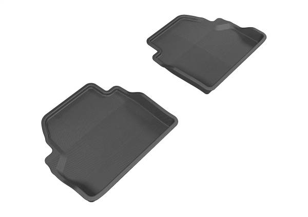 3D MAXpider - 3D MAXpider KAGU Floor Mat (BLACK) compatible with BMW 4 SERIES COUPE (F32) RWD 2014-2020 - Second Row