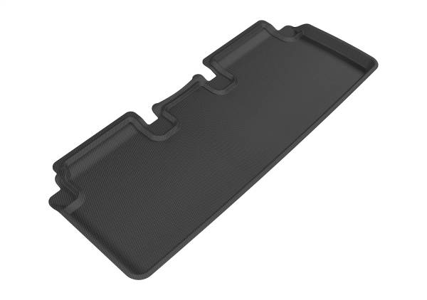 3D MAXpider - 3D MAXpider KAGU Floor Mat (BLACK) compatible with TESLA MODEL S 2012-2019 - Second Row