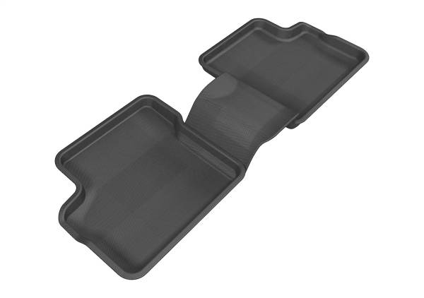 3D MAXpider - 3D MAXpider KAGU Floor Mat (BLACK) compatible with TOYOTA MATRIX 2003-2008 - Second Row