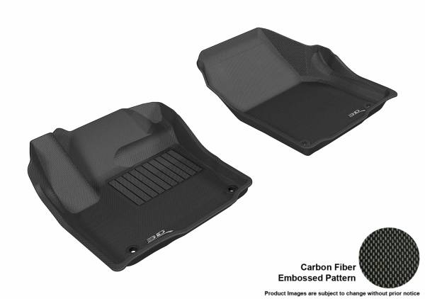 3D MAXpider - 3D MAXpider KAGU Floor Mat (BLACK) compatible with LAND ROVER RANGE ROVER EVOQUE 2012-2019 - Front Row