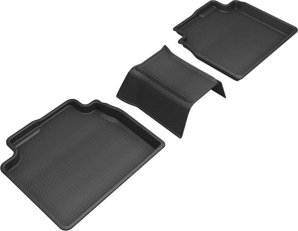 3D MAXpider - 3D MAXpider KAGU Floor Mat (BLACK) compatible with LEXUS/TOYOTA ES/AVALON 2019-2024 - Second Row