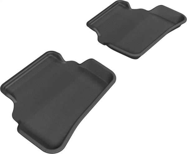 3D MAXpider - 3D MAXpider KAGU Floor Mat (BLACK) compatible with MERCEDES-BENZ C-CLASS SEDAN/C 63 AMG SEDAN 2008-2014 - Second Row