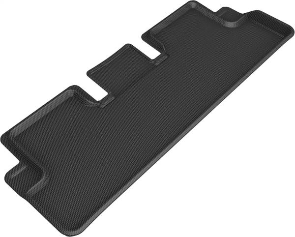 3D MAXpider - 3D MAXpider KAGU Floor Mat (BLACK) compatible with TESLA MODEL 3 2020-2023 - Second Row