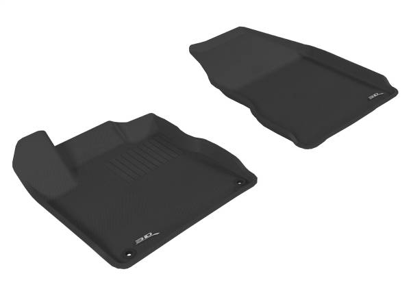 3D MAXpider - 3D MAXpider KAGU Floor Mat (BLACK) compatible with NISSAN MURANO 2009-2014 - Front Row
