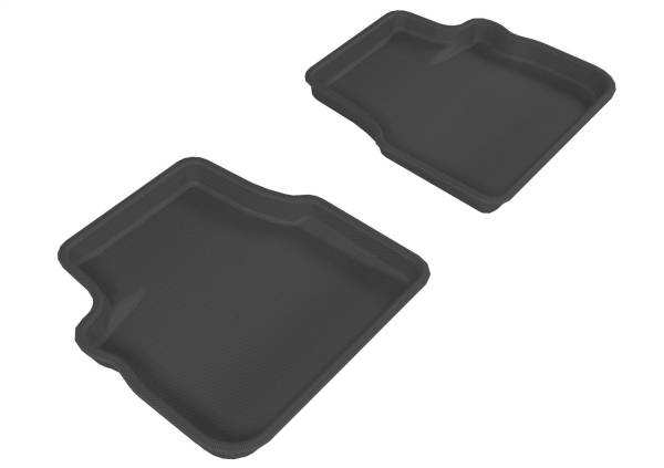 3D MAXpider - 3D MAXpider KAGU Floor Mat (BLACK) compatible with SUBARU FORESTER 2009-2014 - Second Row