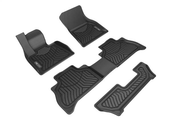 3D MAXpider - 3D MAXpider MAXTRAC Floor Mat (BLACK) compatible with BMW X5 (G05) 2019-2024 - Full Set