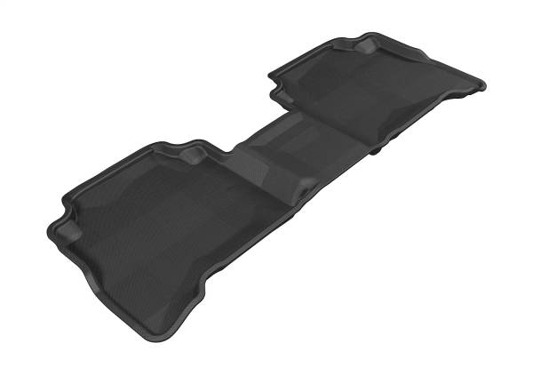 3D MAXpider - 3D MAXpider KAGU Floor Mat (BLACK) compatible with KIA SORENTO 7-SEATS 2011-2013 - Second Row