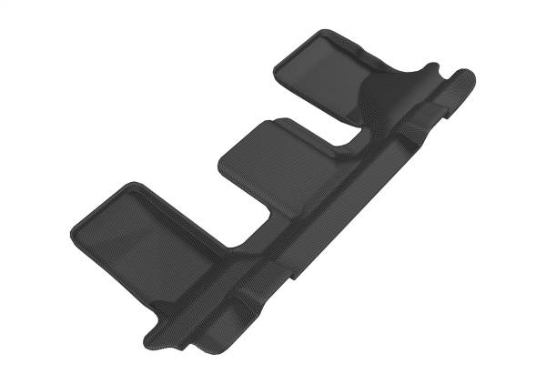 3D MAXpider - 3D MAXpider KAGU Floor Mat (BLACK) compatible with NISSAN ROGUE 2014-2020 - Third Row
