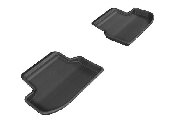 3D MAXpider - 3D MAXpider KAGU Floor Mat (BLACK) compatible with BMW 5 SERIES SEDAN (F10) RWD 2015-2016 - Second Row