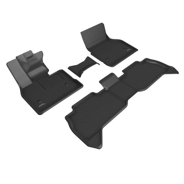 3D MAXpider - 3D MAXpider ELEGANT Floor Mat (BLACK) compatible with BMW IX (I20) 2022-2024 - Full Set