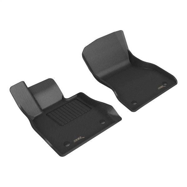3D MAXpider - 3D MAXpider KAGU Floor Mat (BLACK) compatible with BMW 7 SERIES / i7 (G70) 2023-2024 - Front Row