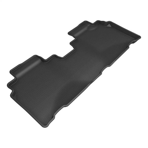 3D MAXpider - 3D MAXpider KAGU Floor Mat (BLACK) compatible with CADILLAC LYRIQ 2023-2024 - Second Row