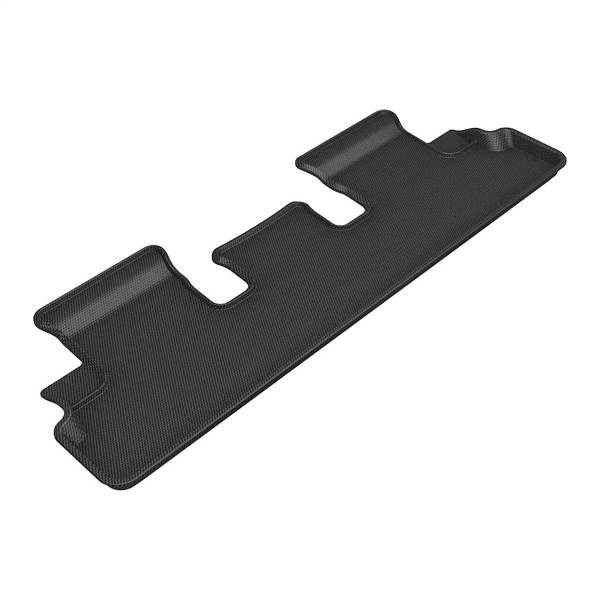 3D MAXpider - 3D MAXpider KAGU Floor Mat (BLACK) compatible with INFINITI QX60 2022-2024 - Second Row
