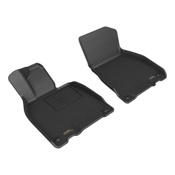 3D MAXpider - 3D MAXpider KAGU Floor Mat (BLACK) compatible with MERCEDES-BENZ EQE SEDAN (V295) 2023-2024 - Front Row