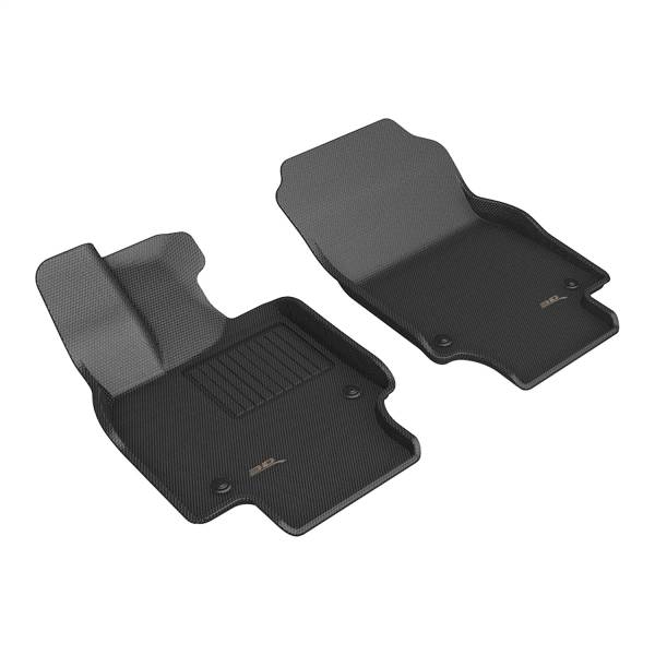 3D MAXpider - 3D MAXpider KAGU Floor Mat (BLACK) compatible with TOYOTA CROWN 2023-2024 - Front Row