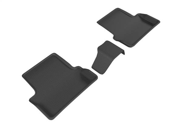 3D MAXpider - 3D MAXpider KAGU Floor Mat (BLACK) compatible with BUICK CASCADA 2016-2019 - Second Row