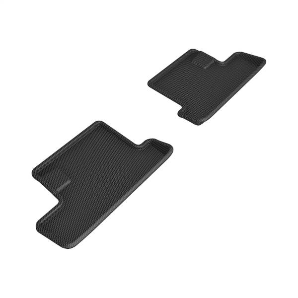 3D MAXpider - 3D MAXpider KAGU Floor Mat (BLACK) compatible with SUBARU BRZ 2022-2024 - Second Row