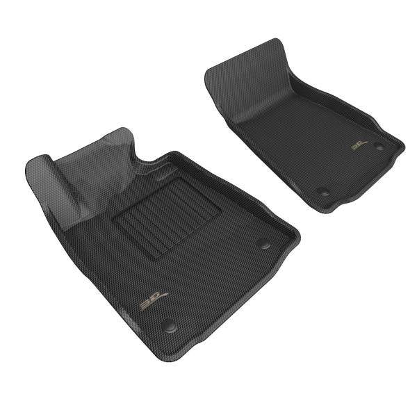 3D MAXpider - 3D MAXpider KAGU Floor Mat (BLACK) compatible with NISSAN Z 2022-2024 - Front Row