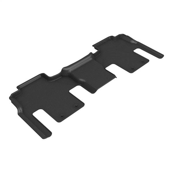 3D MAXpider - 3D MAXpider KAGU Floor Mat (BLACK) compatible with JEEP WAGONEER 2022-2024 - Second Row