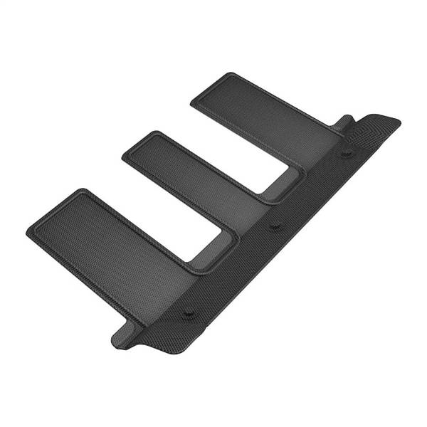 3D MAXpider - 3D MAXpider KAGU Floor Mat (BLACK) compatible with RIVIAN R1S 2022-2023 - Third Row