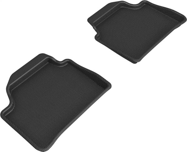 3D MAXpider - 3D MAXpider KAGU Floor Mat (BLACK) compatible with BMW 2 SERIES (F22) 2014-2021 - Second Row