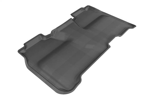 3D MAXpider - 3D MAXpider KAGU Floor Mat (BLACK) compatible with CHEVROLET/GMC SILVERADO CREW/SIERRA CREW CAB 2014-2019 - Second Row