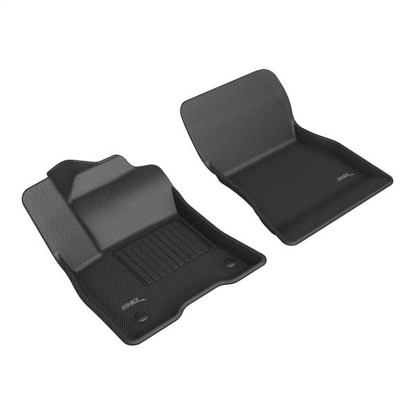 3D MAXpider - 3D MAXpider KAGU Floor Mat (BLACK) compatible with MERCEDES-BENZ EQB 2022-2024 - Front Row