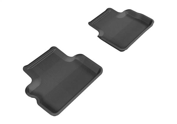 3D MAXpider - 3D MAXpider KAGU Floor Mat (BLACK) compatible with MINI CLUBMAN/S/JCW (R55) 2008-2014 - Second Row