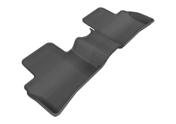 3D MAXpider - 3D MAXpider KAGU Floor Mat (BLACK) compatible with NISSAN JUKE 2011-2018 - Second Row