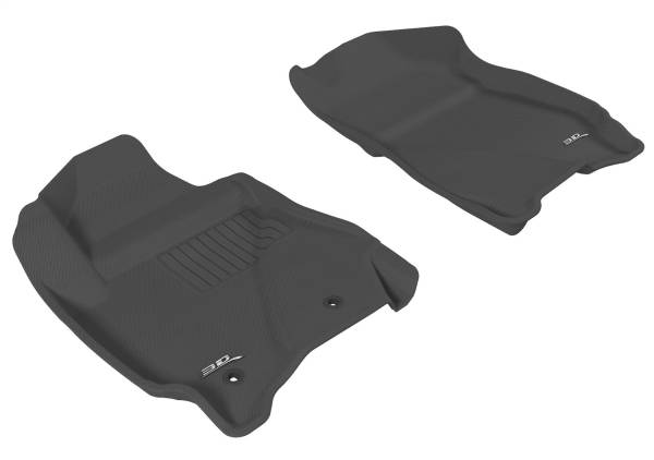 3D MAXpider - 3D MAXpider KAGU Floor Mat (BLACK) compatible with FORD/MAZDA ESCAPE/TRIBUTE 2011-2012 - Front Row