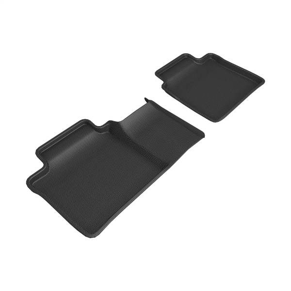 3D MAXpider - 3D MAXpider KAGU Floor Mat (BLACK) compatible with TOYOTA/LEXUS CAMRY/ES350 2007-2012 - Second Row