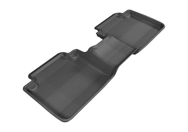 3D MAXpider - 3D MAXpider KAGU Floor Mat (BLACK) compatible with HONDA ACCORD SEDAN 2013-2017 - Second Row