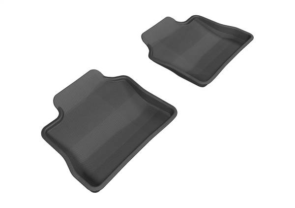 3D MAXpider - 3D MAXpider KAGU Floor Mat (BLACK) compatible with PORSCHE PANAMERA (970) 2010-2016 - Second Row