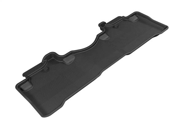 3D MAXpider - 3D MAXpider KAGU Floor Mat (BLACK) compatible with HONDA PILOT 2009-2015 - Second Row